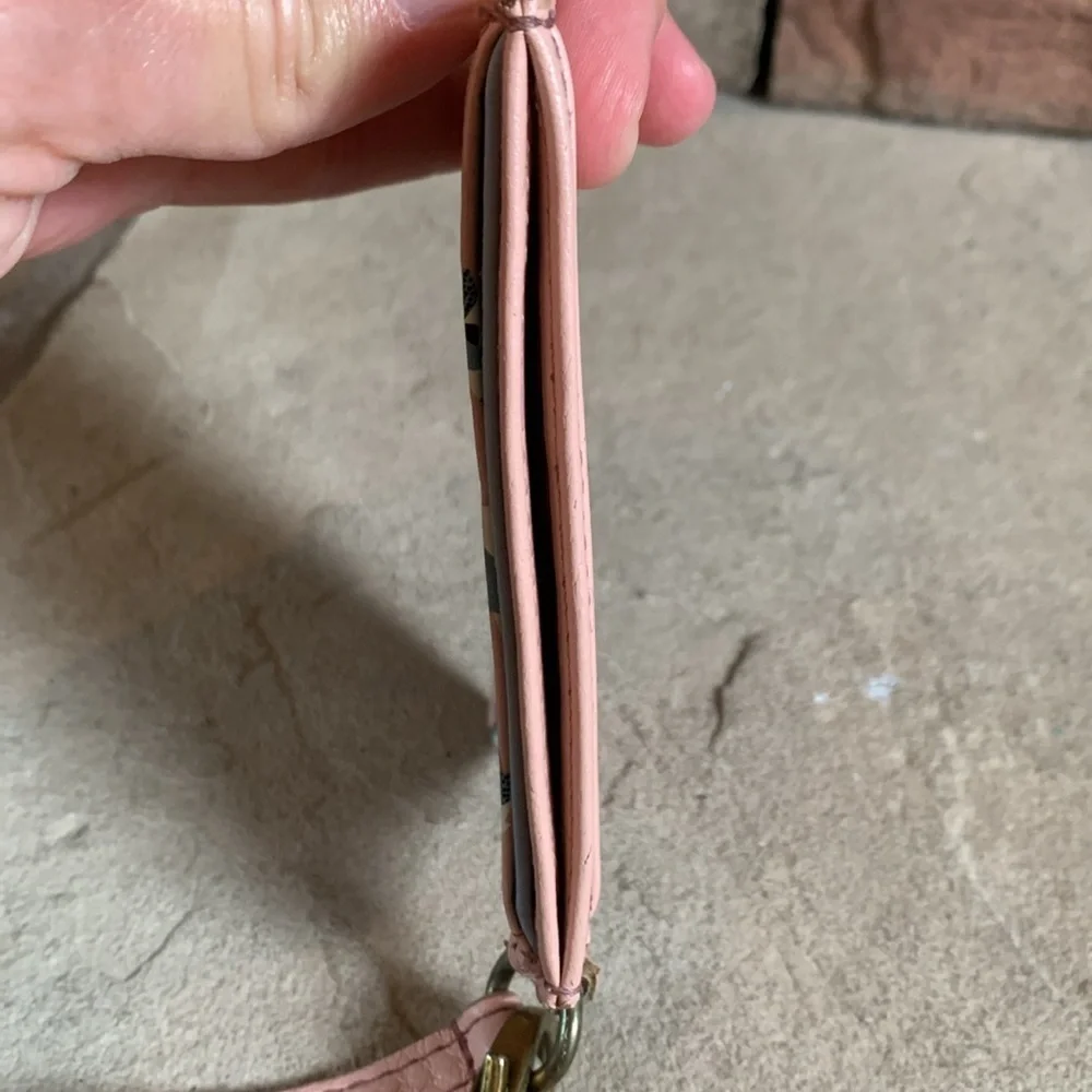 Fossil pink blue
